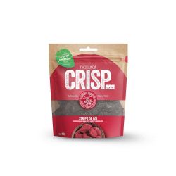 Natural Crisp Petisco Desidratado Strips de Boi 20g - p/ Cães