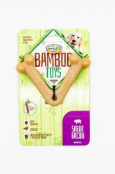 Brinquedo Cachorro Bamboo V Pequeno, Truqys, fabricado em fibra de bambu, ecológico, sustentável e resistente