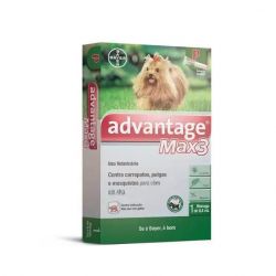 Antipulgas Advantage Max3 Cães até 4kg