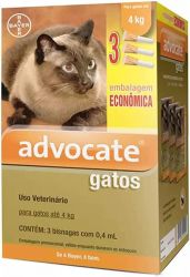 Antipulgas Combo Advocate para Gatos de até 4kg 0,4ml