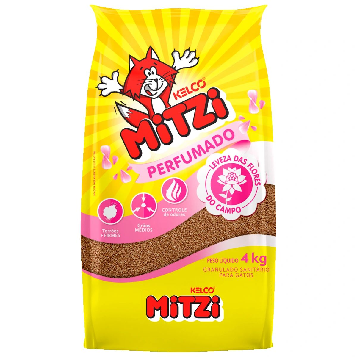 AREIA MITZI PERFUMADA 4KG