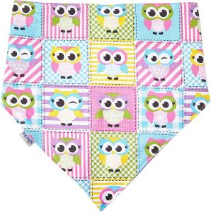 Bandana para Cachorro Lilás P - Dupla Face 47cm