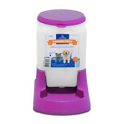 Bebedouro Automático Prático Cães e Gatos Lilás