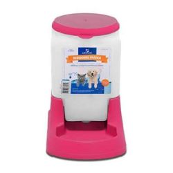 Bebedouro Automático Prático Cães e Gatos Rosa