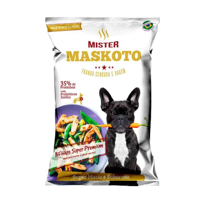 Bifinho Cães Maskoto Frango Vagem Cenoura 60g