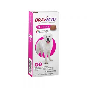 Bravecto 1400mg Cães 40kg a 56kg Antipulgas e Carrapatos, Administração oral, Comprimido, Eficaz, Até 12 semanas de proteção
