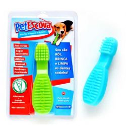 Brinquedo para escovar dente de cachorro, Pet Escova, Tamanho M, 16cm