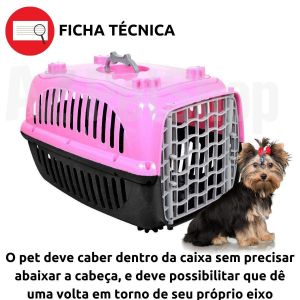 Caixa de Transporte Cães e Gatos Burdog N.1
