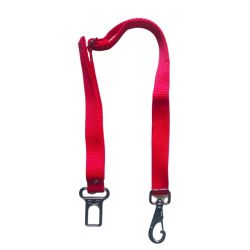 Adaptador de Cinto de Segurança Cachorro Pet Vermelho