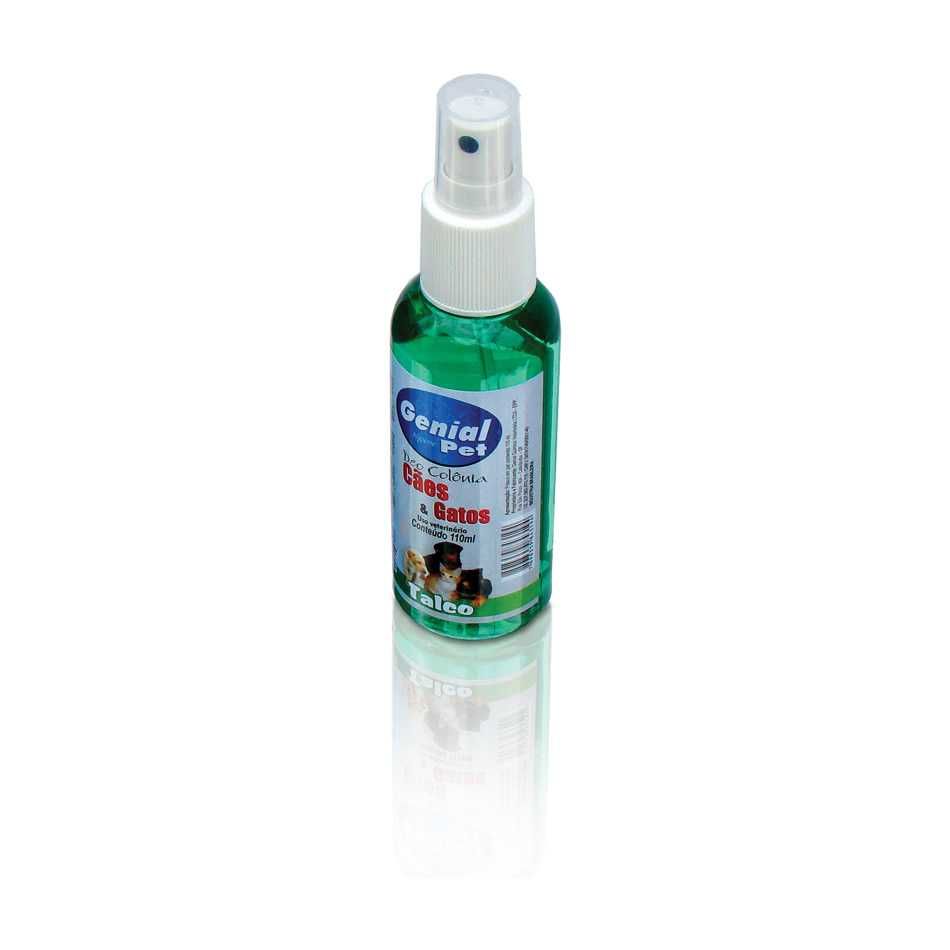 Colonia Genial Talco 110ml - Perfume para Cachorro e Gato