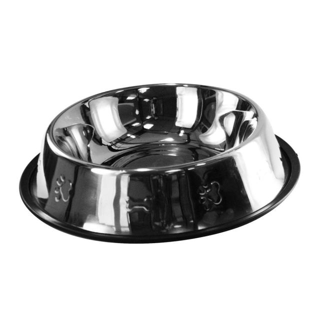 Comedouro em aço inox com capacidade para 960ml - p/ Cães