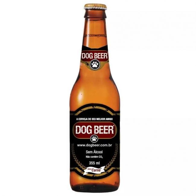 Cerveja Cães Dogbeer Sabor Carne 355ml - Sem Álcool