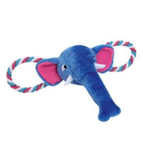 Brinquedo Cães Elefante Pelúcia c/ Corda