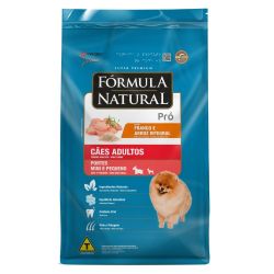 Ração Formula Natural Pró para Cães Adultos Portes Mini e Pequeno Frango e Arroz Integral 1Kg