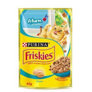 Ração Úmida para Gatos Adultos  Friskies Atum ao Molho 85g