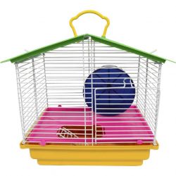 Gaiola Hamster 1 Andar Teto Plástico