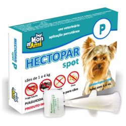 Hectopar Cães P 1 a 4 kg, Antipulgas, Spot