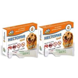 Hectopar Cães G 10 a 25 kg, Antipulgas, Spot