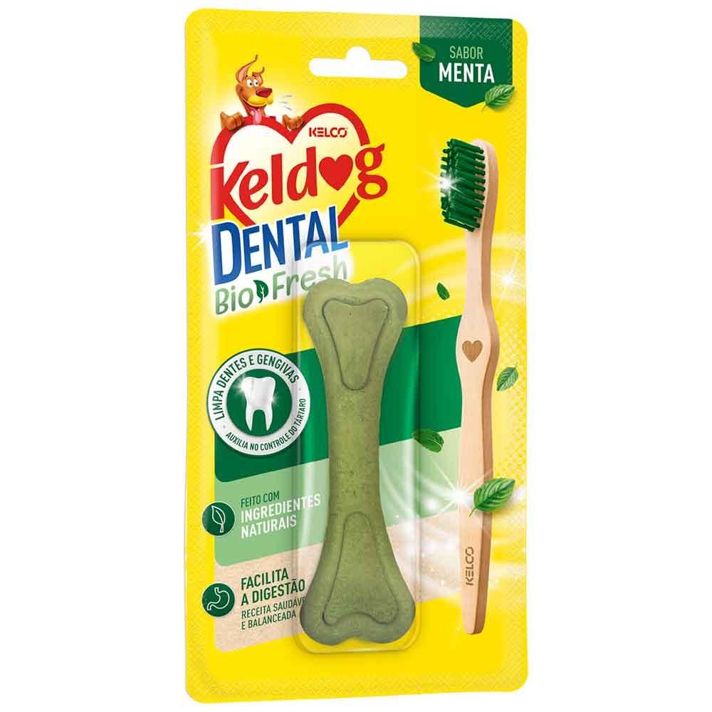 Petisco Keldog Dental sabor Menta - 40G