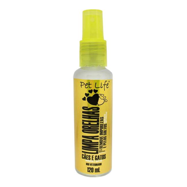 Loção Limpa Orelha Pet Life 120ml