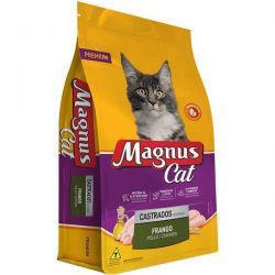 Ração Magnus Cat para Gatos Castrado sabor Frango - 10,1KG
