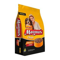 Ração Magnus Chips para Cães Adultos Carne/Frango 15KG