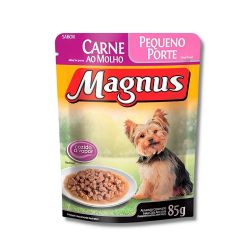 Ração Úmida Sachê Magnus para Cães Raça Pequeno Porte 85g