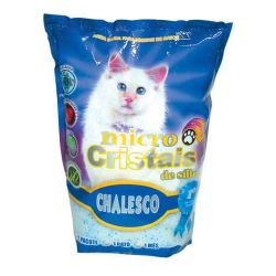 Areia Higiênica Micro Cristais de Sílica Gatos Chalesco 1,8 kg