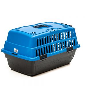 Caixa Transporte Cães e Gatos N.3 Love Travel Azul