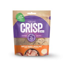 Petisco Desidratado Natural Crisp Chips Batata Doce/Frango 100g, Cachorro