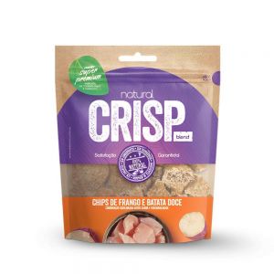 Natural Crisp Petisco Desidratado Chips Batata Doce/Frango 20g - p/ Cães