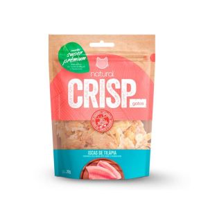 Natural Crisp Petisco Desidratado Iscas Tilápia 20g - p/ Gatos