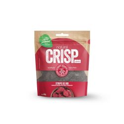 Natural Crisp Petisco Desidratado Strips de Boi 100g - p/ Cães