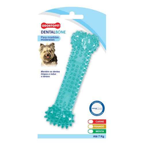 Brinquedo Cachorro Odontopet Dentalbone Osso Até 7kg