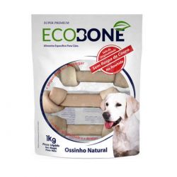 Petisco Ossinho Natural Ecobone 7/8 GG 1kg- P/ Cães