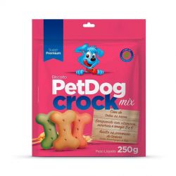 Biscoito Pet Dog Crock Mix para Cães - 250g