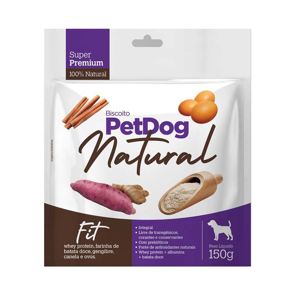 Biscoito PetDog Natural Fit para Cães - 150g