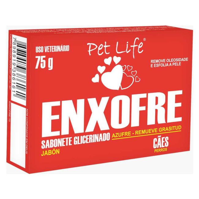 Sabonete de Enxofre para Cachorro Pet Life - 75g