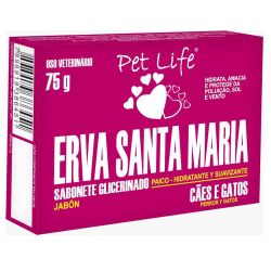 Sabonete para Cachorro Pet Life Erva de Santa Maria - 75g