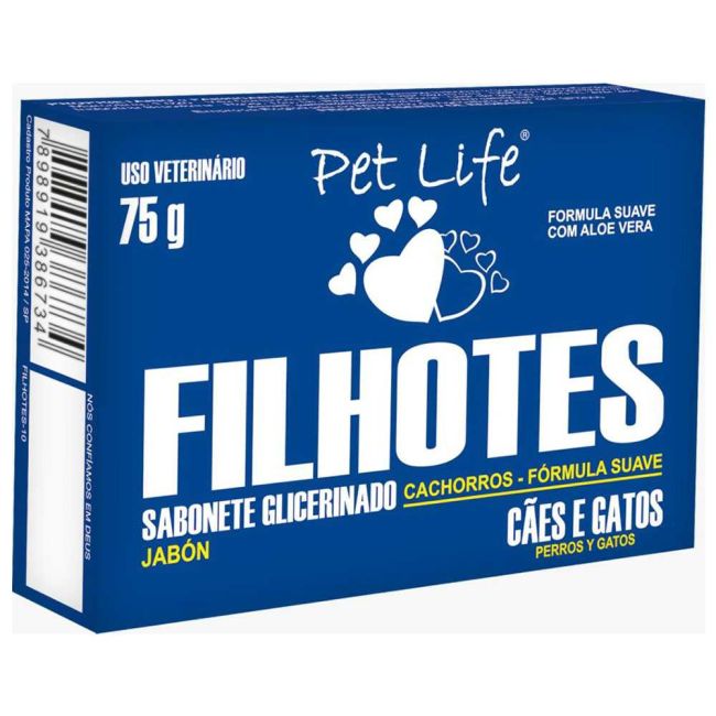 Sabonete para Cachorro Pet Life Filhotes - 75g