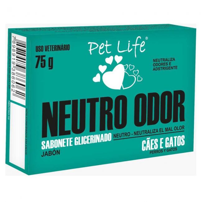 Sabonete para Cachorro Pet Life Neutro - 75g