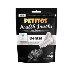 Petisco Cachorro Petitos Health Snacks Dental - 85g