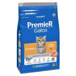 Ração Premier para Gatos Filhote Ambiente Interno Frango 7,5Kg