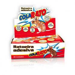 Ratoeira Adesiva Cola Rato CX20 unidades