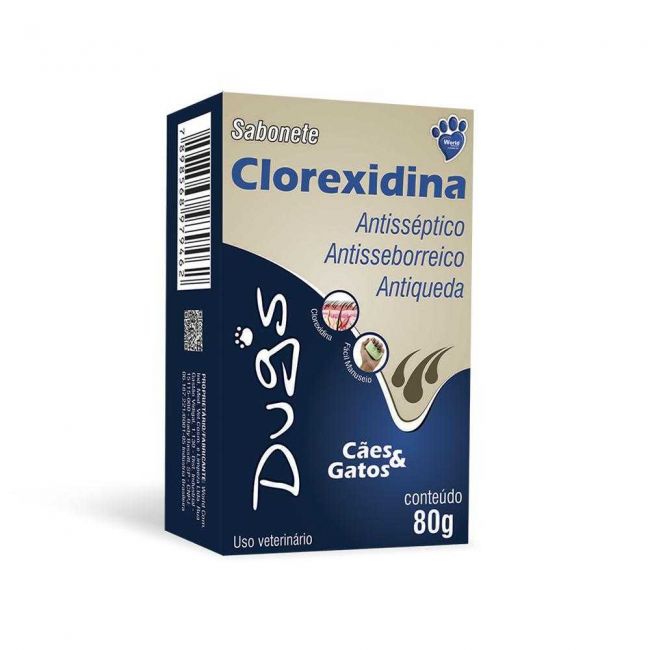 Sabonete Clorexidina Cães Dug´s 80g