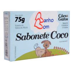 Sabonete para Cachorro Coco Banho Bom - 75g