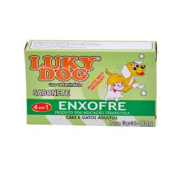 Sabonete de Enxofre para Cachorro Luky Dog 80g
