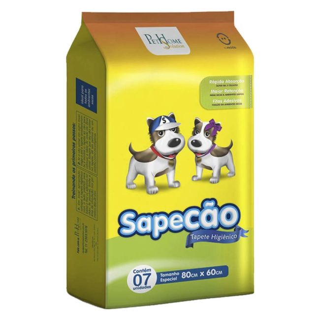 Tapete Higiênico Sapecão c/7 para Cachorro