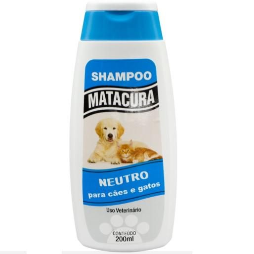 Shampoo Matacura Neutro 200ml - Cães e Gatos