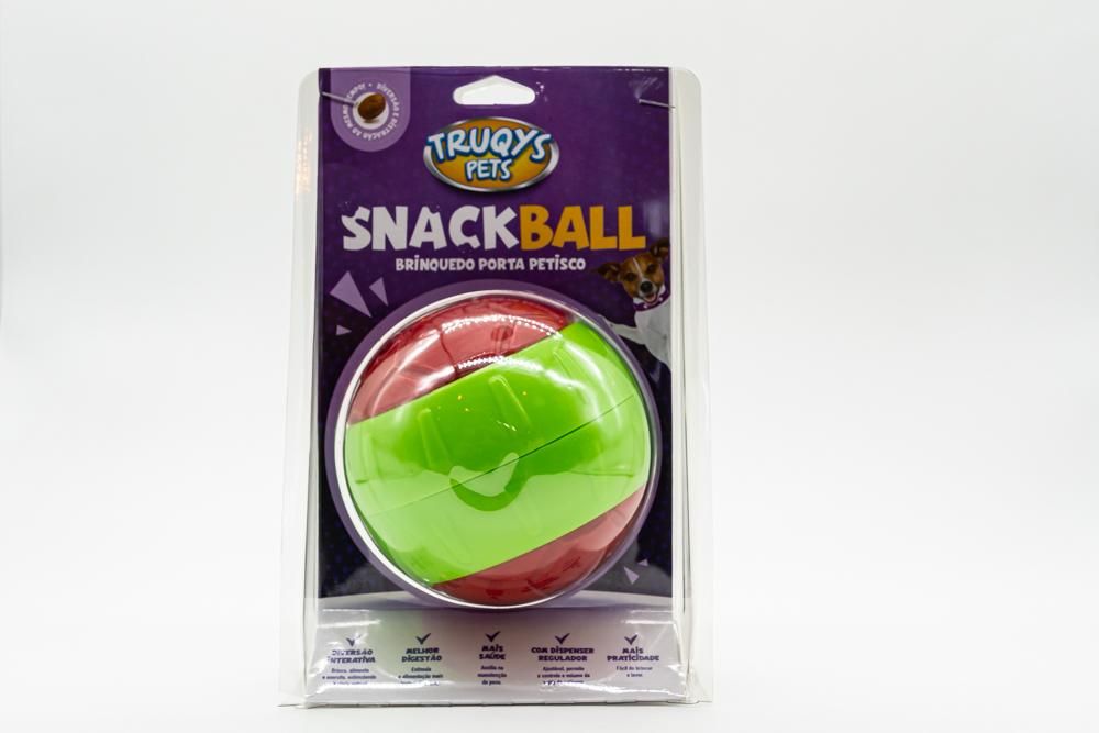 Brinquedo Cachorro Snack Ball - Vermelho